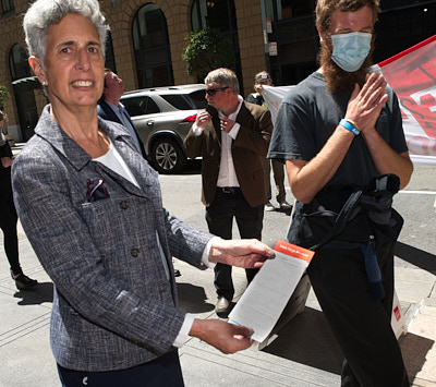 Climate Activists Occupy Wells Fargo Global Headquarters:April 25, 2022